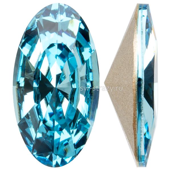 Кристаллы 4162 18x9,5 mm Aquamarine