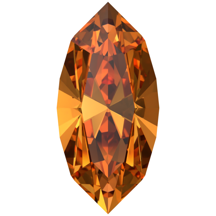 Кристаллы 4228 8x4 mm Dark Orange