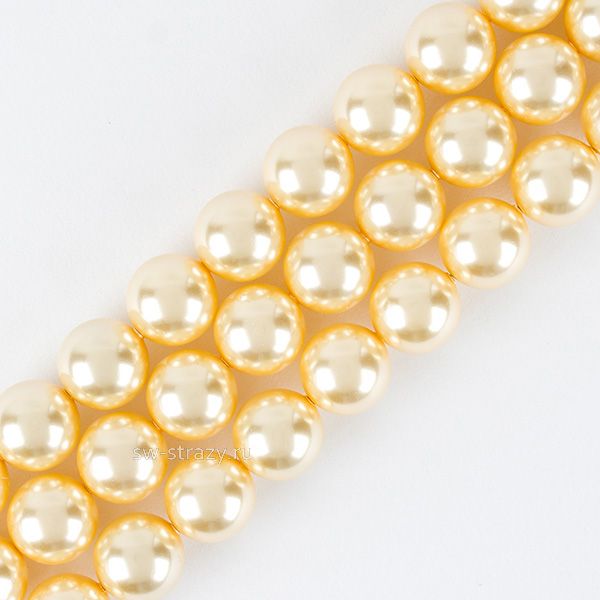 Жемчужины 5810 3 mm Crystal Light Gold Pearl