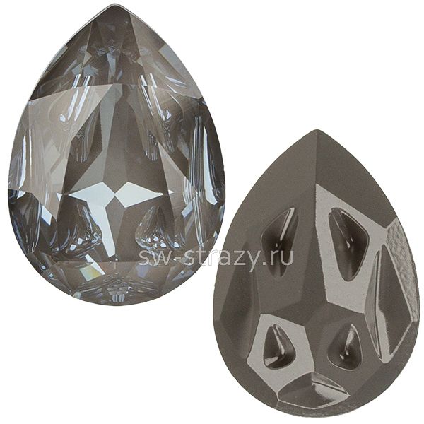 Кристаллы 4390 14x10 mm Crystal Dark Grey Ignite