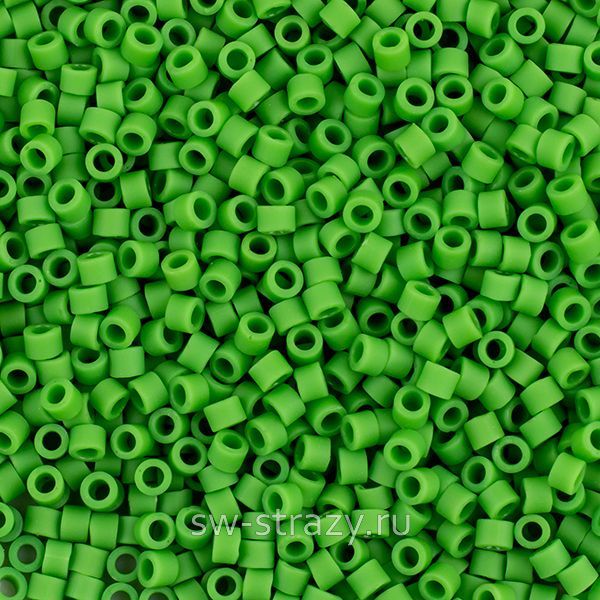 Бисер Treasures 11/0 #0047F Темно-салатовый/матовый