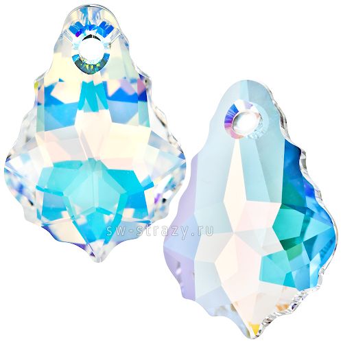 Кулоны 6090 22x15 mm Crystal AB