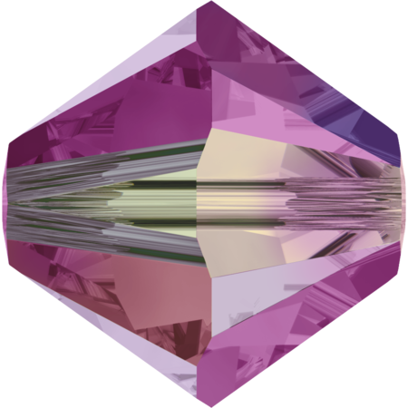 Бусины 5328 4 mm Fuchsia AB 2X