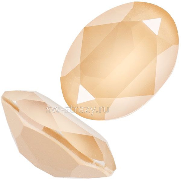 Кристаллы 4120 14x10 mm Crystal Ivory Cream