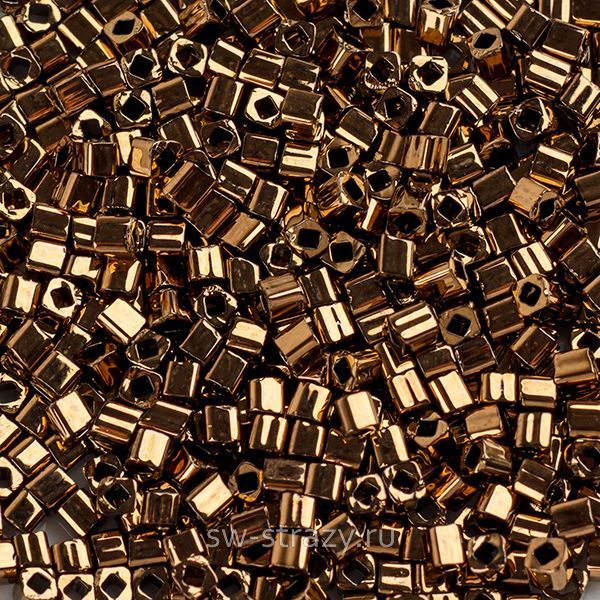 Бисер Cube 1,5 mm #0221 Бронза