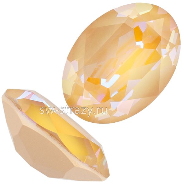 Кристаллы 4120 14x10 mm Crystal Ivory Cream Delite