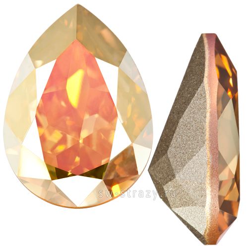 Кристаллы 4320 6x4 mm Crystal Metallic Sunshine