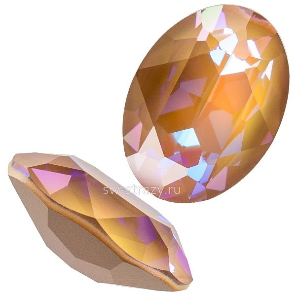 Кристаллы 4120 14x10 mm Crystal Cappuccino Delite