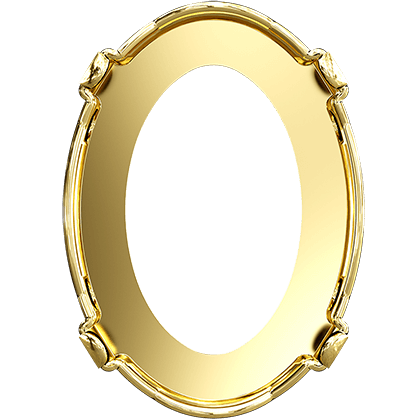 4120/S 18x13 mm 3PH203 Gold Plating