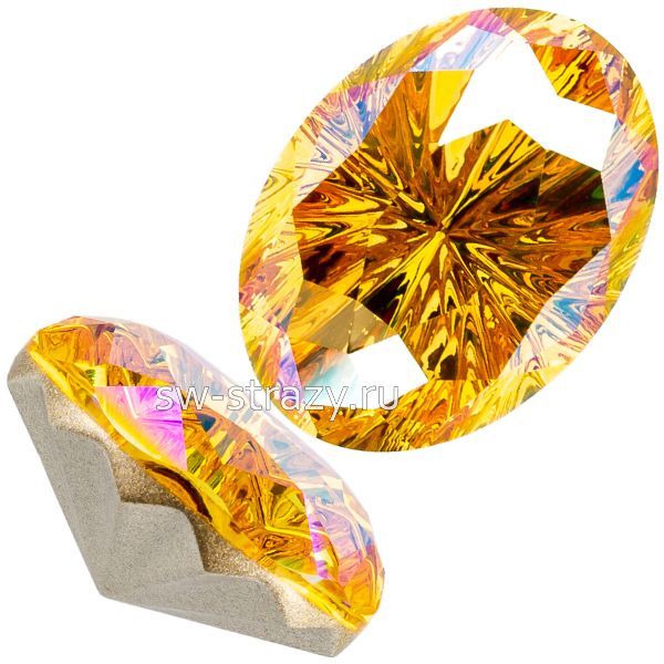 Кристаллы 4160 14x10 mm Light Topaz Shimmer