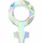 Кристаллы 4876.Прозрачные 18x11,5 mm.Отверстие 5,9 Crystal AB