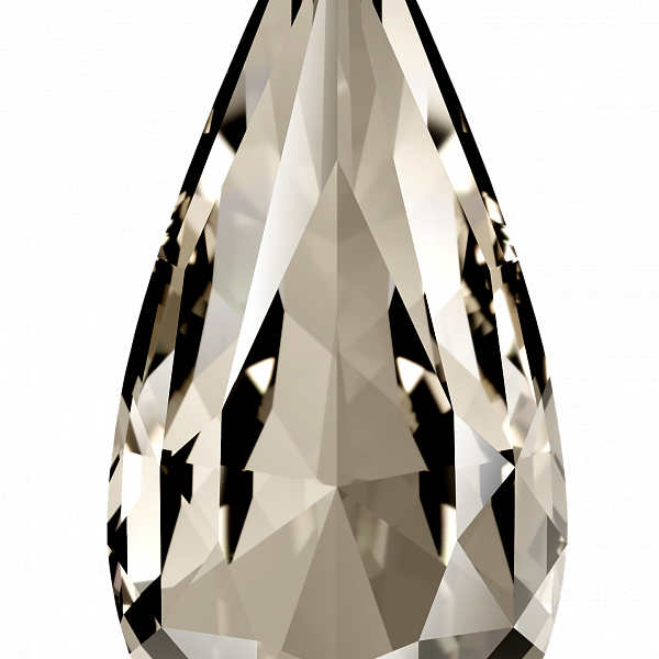 Кристаллы 4322 18x9 mm Crystal Silver Shade