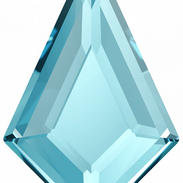 Стразы горячей фиксации 2771 12,9x8.3 mm Aquamarine HF