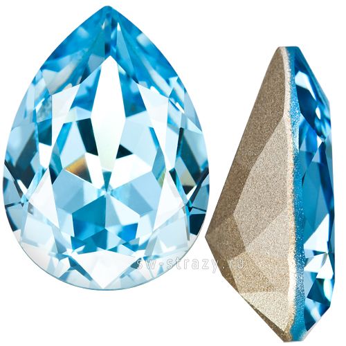 Кристаллы 4320 14x10 mm Aquamarine