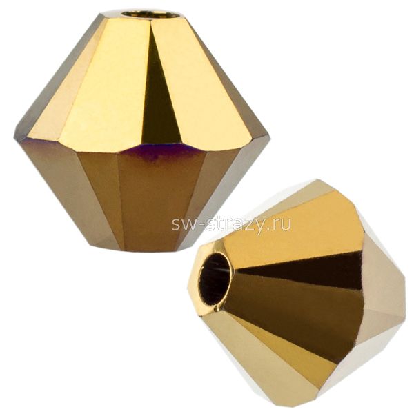 Бусины 5328 3 mm Crystal Dorado2X