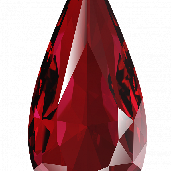 Кристаллы 4322 18x9 mm Scarlet