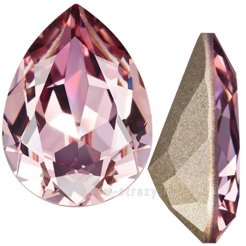 Кристаллы 4320 14x10 mm Crystal Antique Pink
