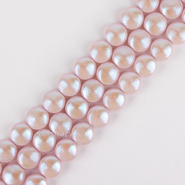 Жемчужины 5860 12 mm Crystal Iridescent Dreamy Rose Pearl