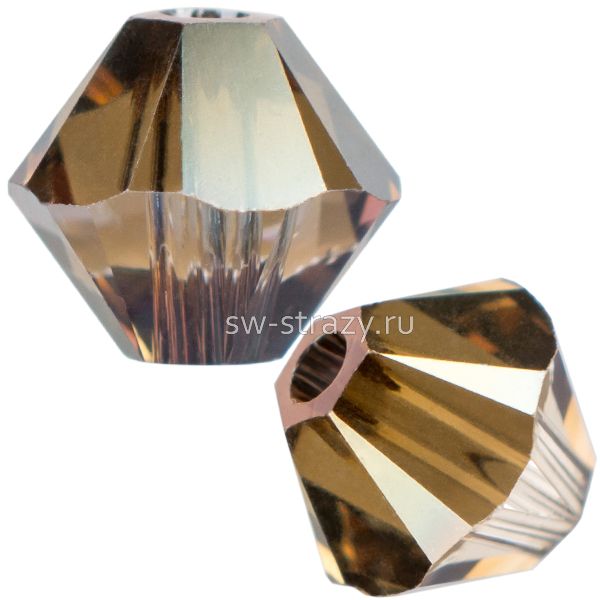 Бусины 5328 4 mm Crystal Bronze Shade