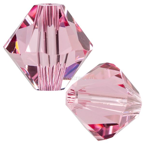 Бусины 5328 4 mm Light Rose