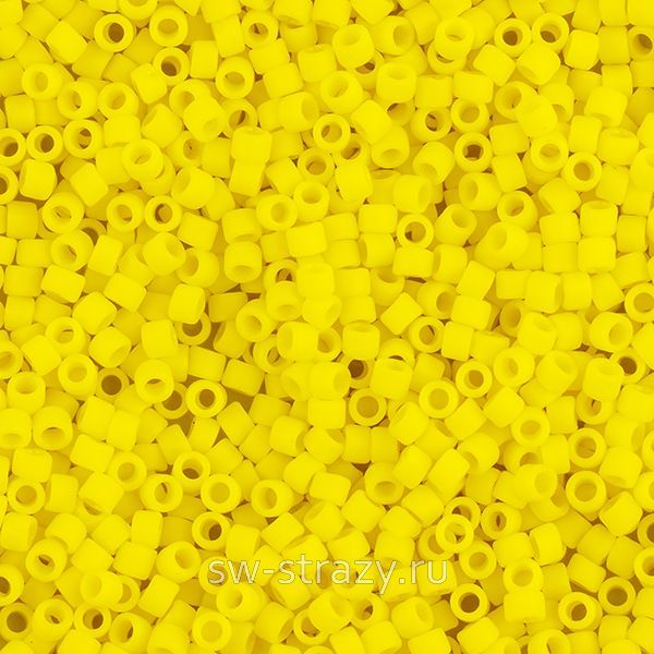 Бисер Treasures 11/0 #0042F Лимонный/матовый