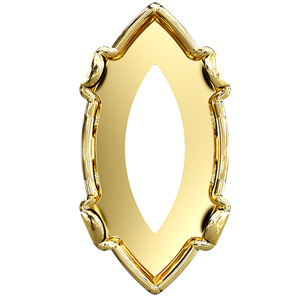 4228/S 6x3 mm 3PH203 Gold Plating